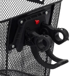 PANIER VELO METAL NOIR CLIP AUTOMATIQUE 10L