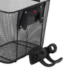 PANIER VELO METAL NOIR CLIP AUTOMATIQUE 10L