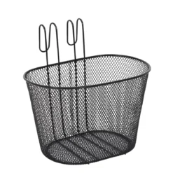 PANIER VELO METAL NOIR 10L