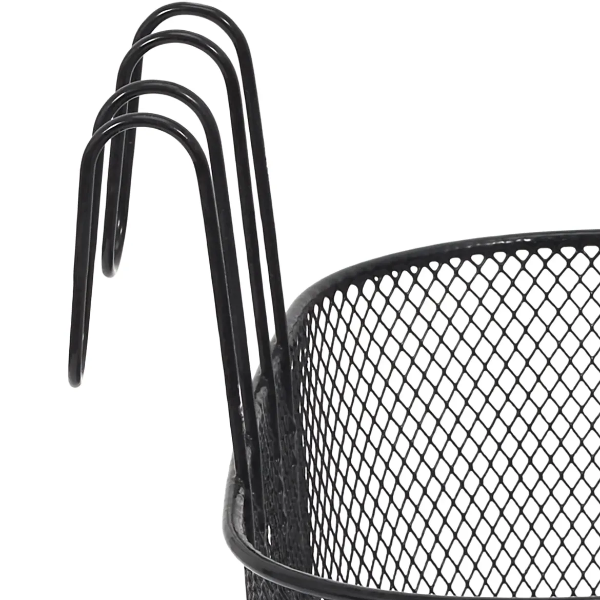 PANIER VELO METAL NOIR 10L