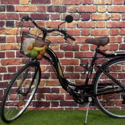 PANIER VELO METAL NOIR 10L