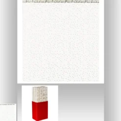 PAPIER CADEAU TRANSPARENT IMPRIME 500X70CM