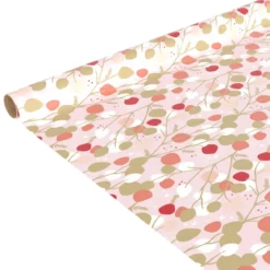 PAPIER CADEAU CLASSIQUE ROSE 200X70CM