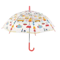 PARAPLUIE ENFANT TRANSPARENT IMPRIME