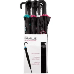 PARAPLUIE LONG ULTRA RESISTANT 100CM