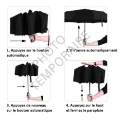PARAPLUIE OUVERTURE ET FERMETURE AUTOMATIQUE