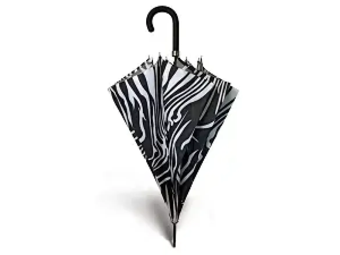 PARAPLUIE SYNTHETIQUE FER AUTOMATIQUE CANNE PEAU DE PECHE