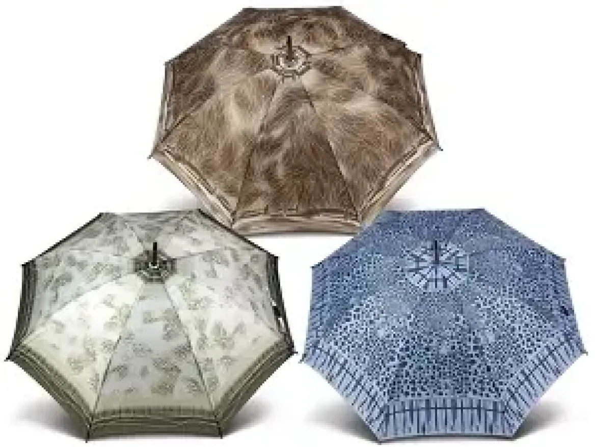 PARAPLUIE SYNTHETIQUE FER MANUEL CANNE BOIS