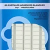 80 PASTILLES PATE A FIXER BLANCHE