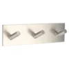 PATERE TRIPLE ACIER INOXYDABLE 3M CHROME