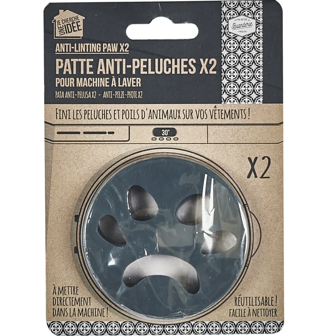 PATTE ANTI PELUCHES X2 PIECES