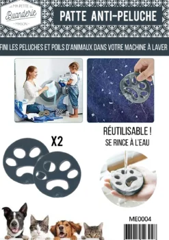 PATTE ANTI PELUCHES X2 PIECES