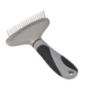 PEIGNE A DEMELER RATEAU LARGE 15CM GRIS NOIR
