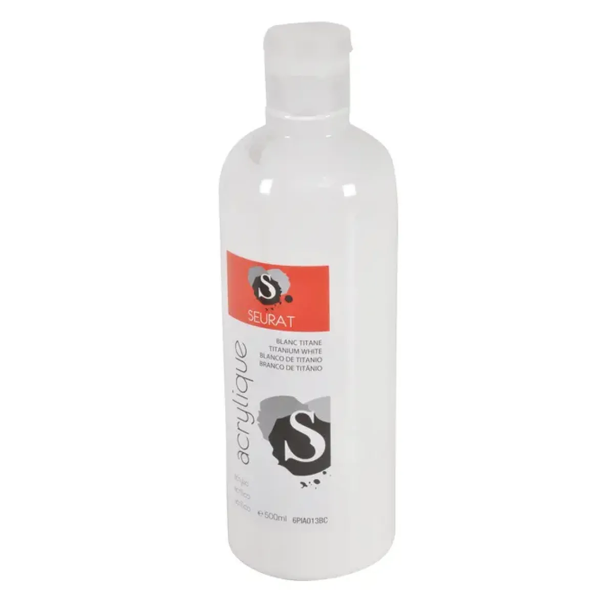 PEINTURE ACRYLIQUE 500ML BLANC TITANE