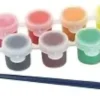 PEINTURE ACRYLIQUE 6 ML X 12 PCS ET 1 PINCEAU
