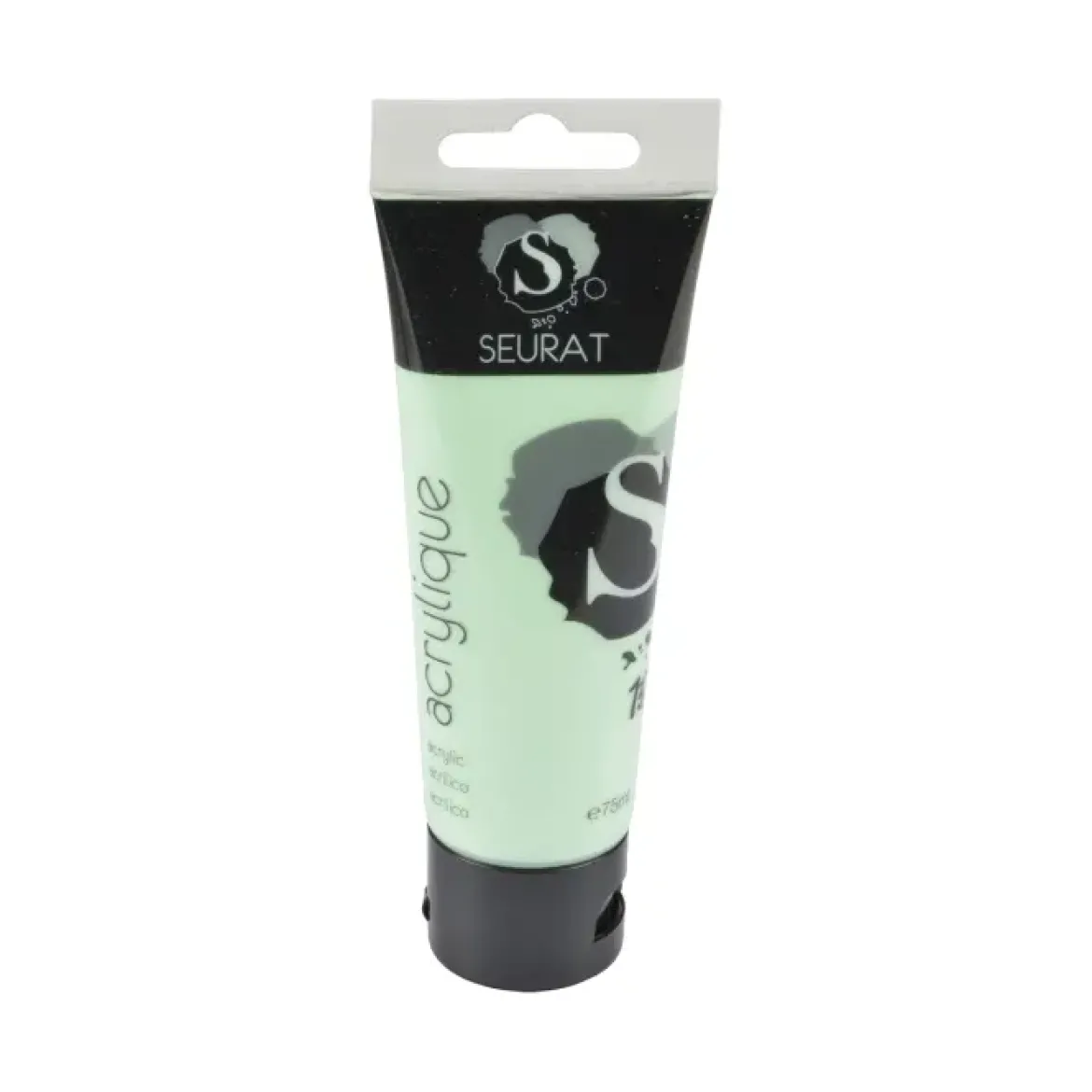 PEINTURE ACRYLIQUE TUBE 75ML VERT PASTEL