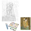 PEINTURE PAR NUMEROS LE BAISER KLIMT