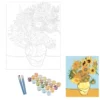 PEINTURE PAR NUMEROS 40X50CM LES TOURNESOLS VAN GOGH