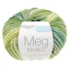 PELOTE DE FIL TRICOT MEG ACRYLIQUE MULTICOLORE 50G