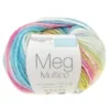 PELOTE DE FIL TRICOT MEG ACRYLIQUE MULTICOLORE 50G