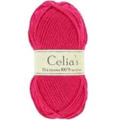 10 PELOTES DE FIL CELIA S ACRYLIQUE 50G