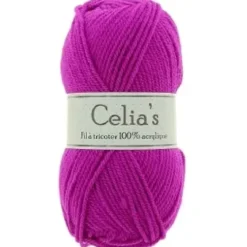 10 PELOTES DE FIL CELIA S ACRYLIQUE 50G
