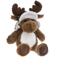 PELUCHE ELAN BRUN CHAPKA 25CM
