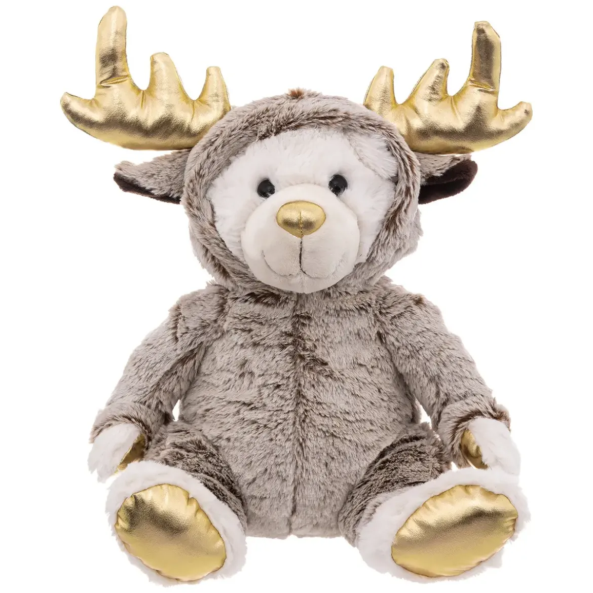 PELUCHE OURS COMBINAISON RENNE 28CM