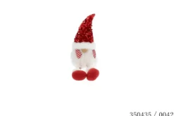PERE NOEL ASSIS BLANC ROUGE 13X11X47CM
