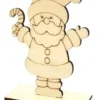 PERE NOEL BOIS A ASSEMBLER 15.5X11.2X5CM