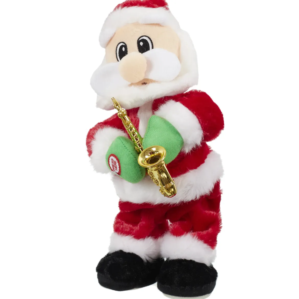 PERE NOEL SAXOPHINSTE ANIME ET MUSICAL 35CM