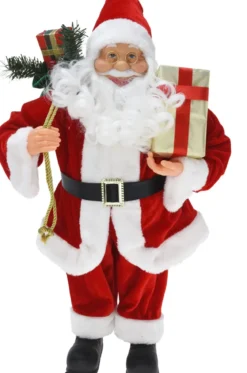PERE NOEL TRADITIONNEL DEBOUT H.60CM