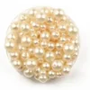 PERLES ACRYLIQUE NACREES RONDES 0.4 A 1CM X30G