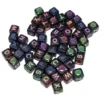 PERLES ACRYLIQUES LETTRES CARREES 0.6 CM X 285 PCS