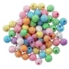 PERLES ACRYLIQUES STRASS RONDES 1 CM X 64 PCS