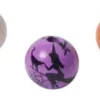 PERLES HALLOWEEN BOIS 19MM X9 PIECES