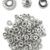 PERLES INTERCALAIRES HEISHI METAL ARGENTE X105 PIECES