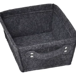 PETITE PANIERE DRESSING EVASEE EN FEUTRINE AVEC UNE POIGNEE