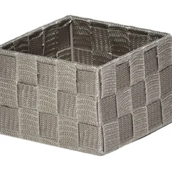 PETIT PANIER POLYESTER TAUPE