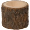 PHOTOPHORE BOIS POUR BOUGIE CHAUFFE PLAT D.5X5CM