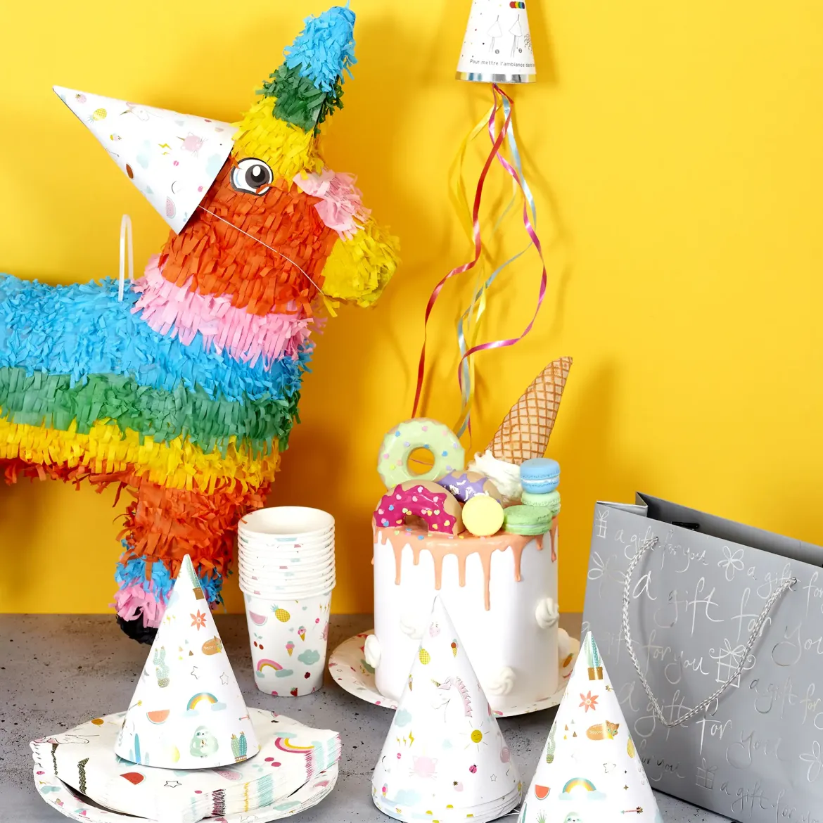 PINATA LAMA MULTICOLORE 40X13.5X55CM
