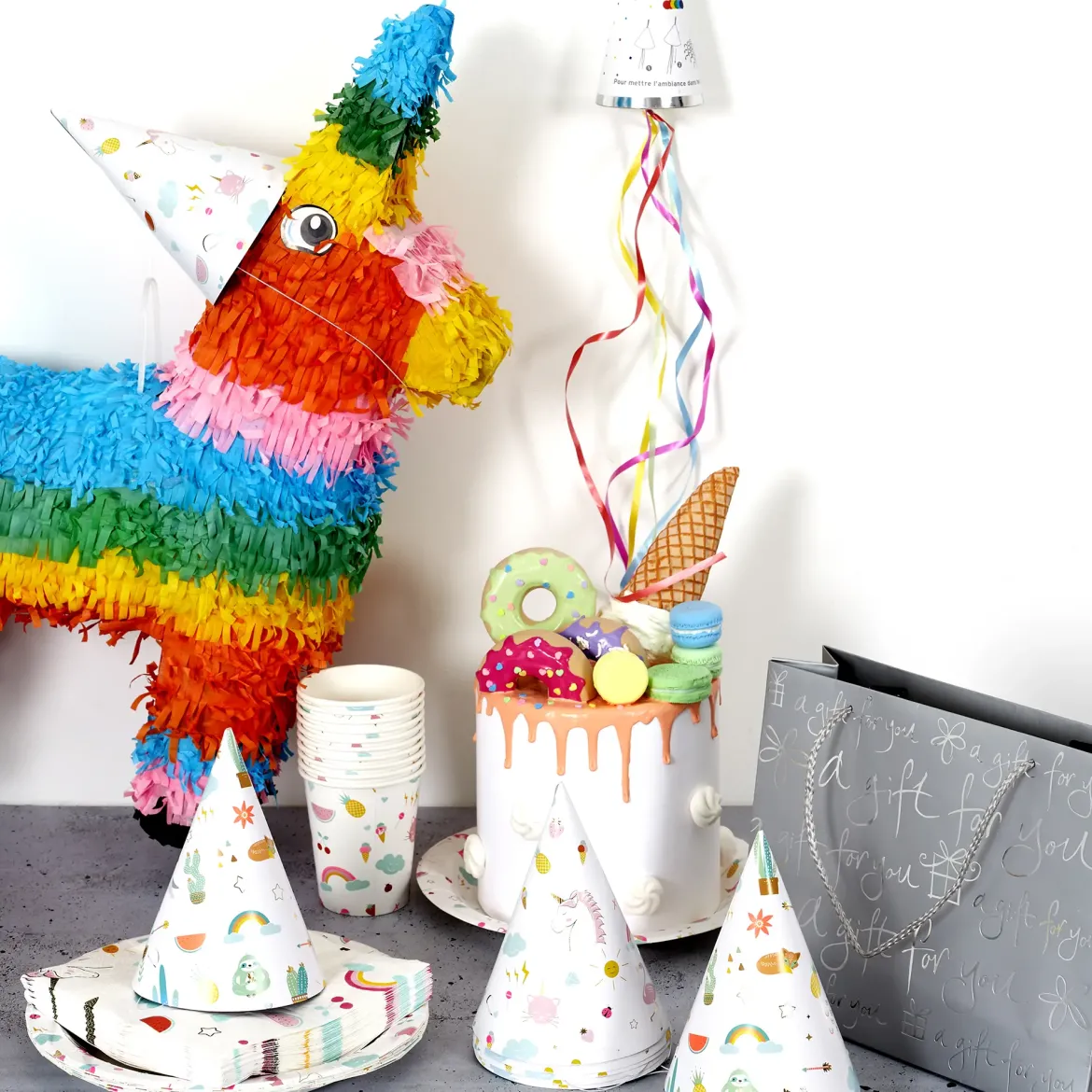 PINATA LAMA MULTICOLORE 40X13.5X55CM