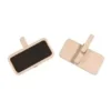 PINCE A LINGE AVEC MINI ARDOISE METALLISEE X6 PIECES GOLD