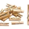 PINCES A LINGE BOIS NATUREL 4.5 CM X 50 PCS
