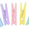 PINCES COULEURS PASTEL 4.5CM X50 PIECES