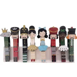 PINCES DECORATIVES CASSE NOISETTE X8 PIECES