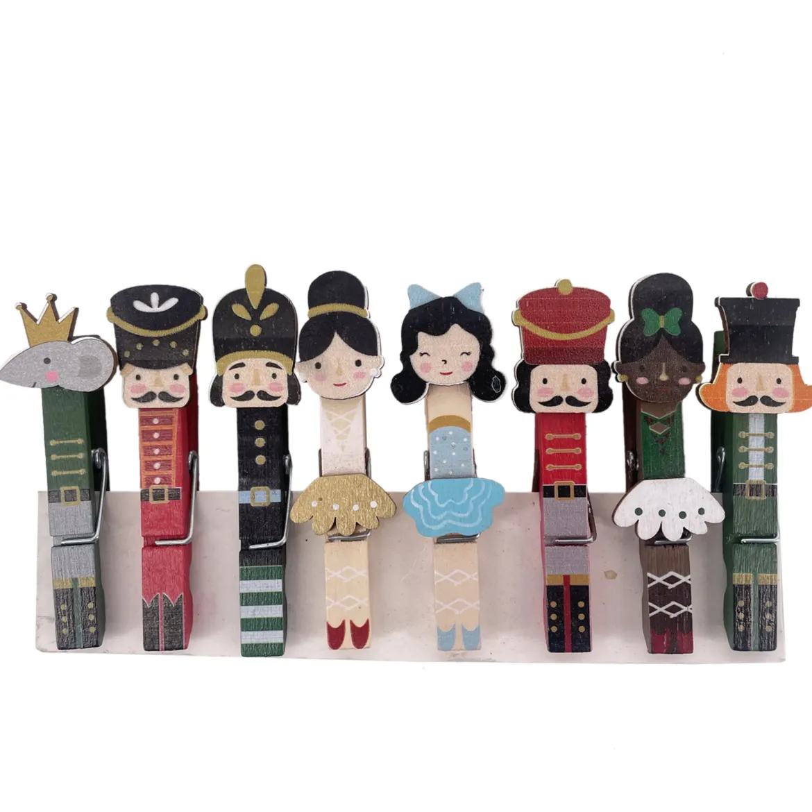 PINCES DECORATIVES CASSE NOISETTE X8 PIECES