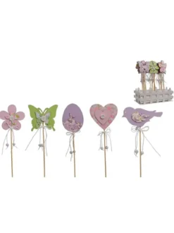 PIQUE DECO FLEURIE H.26CM