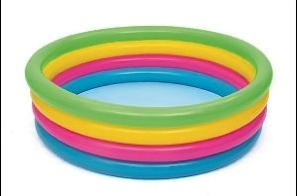 PISCINE RONDE 4 BOUDINS D.157X46CM