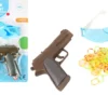 PISTOLET 12CM A RESSORT LANCE ELASTIQUES LUNETTES